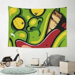 1pc of Wall Art Featuring The Ghostbuster Slimer, Perfect As a Backdrop Cloth Decoration Or a Sofa Blanket. Ideal for Birthday Gifts, Measuring 40 Inches by 60 Inches