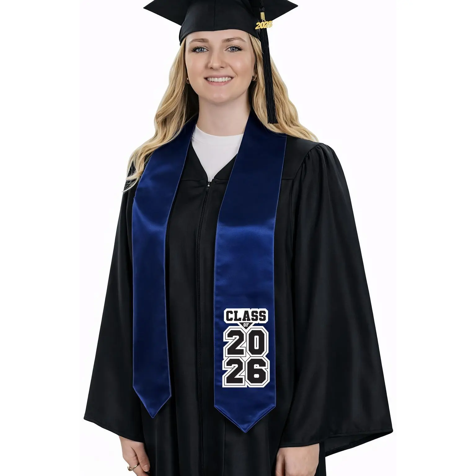 Navy "Class of 2025/2026" Graduation Stole