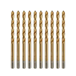 Titanium Drill Bits Premium  Metal Drill Bits for Wood, Metal, Steel, Plastic, Aluminum Alloy
