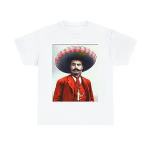 Emiliano Zapata Graphic Print Sweatshirt - Revolutionary Style For Fashion Rebels