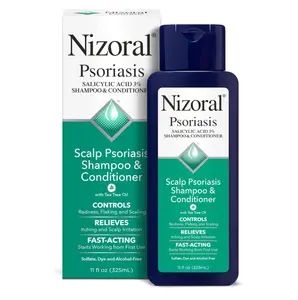 Nizoral Psoriasis 2-in-1 Shampoo and Conditioner – Effective Treatment for Scalp Psoriasis, 11 fl oz