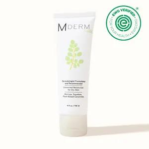 MDERM Moisturizer - Dermatologist Created Hydrating Formula for Dry Skin Care - Silky Smooth Plastic Free Formula - Packed Full of Moisturizing and Barrier Strengthening Ingredients: Moringa, Silk, Plant Ceramides, Niacinamide Moisture Restore