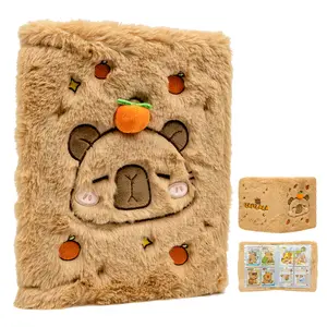 CardFun 4 Pocket Capybara-themed Card Binder, Trading Card Binder Clear Pockets Card Collection Binder, Collectible Card Albums