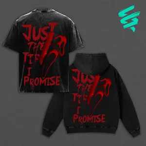 Just The Tip I Promise Ghostface Shirt Scream 7 Horror Movie Graphic Hoodie Bloody Knife Vintage Washed Tee Retro 90s Slasher Film Merch Oversized Streetwear Aesthetic Unisex Spooky Season Top Gift