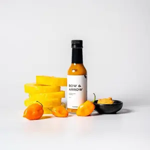 Tapped Original Hot Sauce, Bow & Arrow - 5 oz Tapped Sauce with Habanero, Pineapples, Miso & Shiitake Mushrooms - Flavor for Dipping