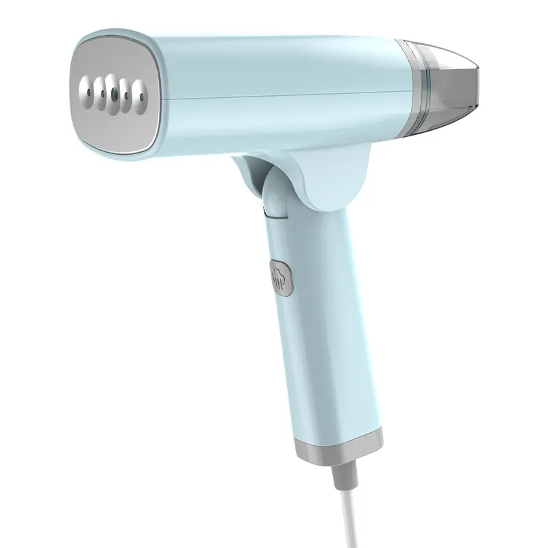 Handheld Garment Steamer - Compact Foldable Steam Brush with Leakproof Tech, 188x178mm Foldable Size, 1-Min Quick Heat-Up, Fabric-Gentle, Dorm Fit, Fits Small Desks, Backpacks/Weekend Bags Compatible, Wrinkle Remover for Busy Mornings