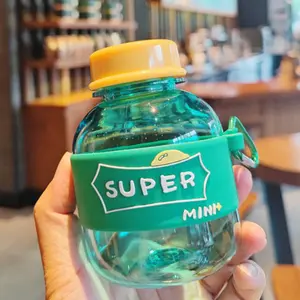 1pc Mini Water Cup Creative High Aesthetic Couple Disposable Cup Small Capacity Portable Cute Plastic Tiny Cup Travel Water Bottle