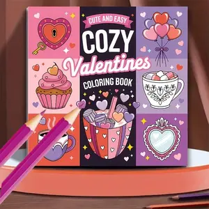 Cozy Themed Coloring Book, 1 Count Funny Coloring Book, Graffiti Painting Art Book for Adults & Teens