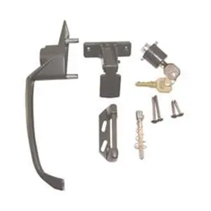 Barton Kramer  1.75 in. Steel Screen Door Handle with Key