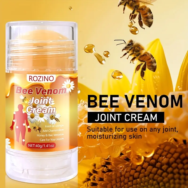 ROZINO Joint Care Cream 40g Bee Venom Extract Formula with