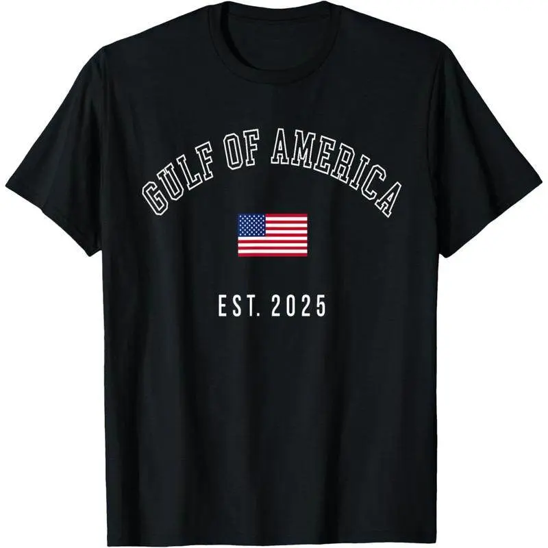 Gulf Retro Of America Est 2025 USA American Flag Men Women T-Shirt