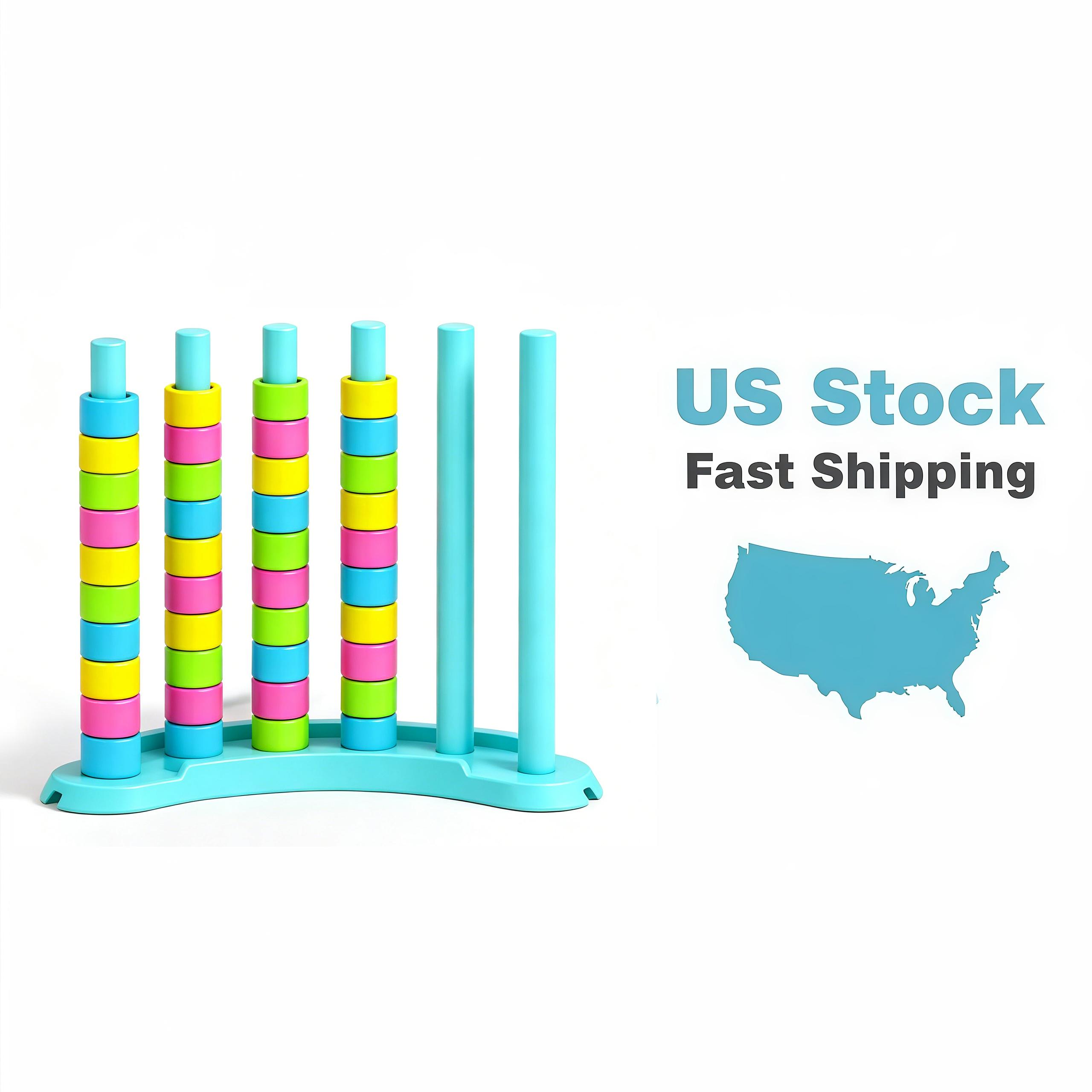 Color Stack Challenge Puzzle Game - Fun Party and Family Game Night for All Ages Enhances Teamwork and Friendly Competition Perfect for Gatherings