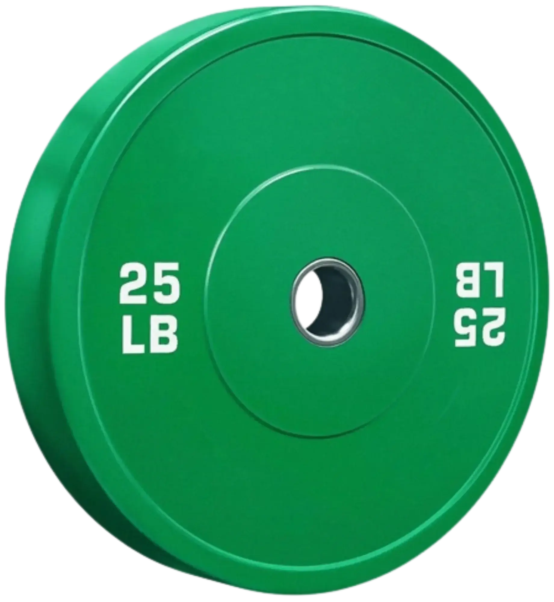 French Fitness Olympic Colored Bumper Plate 25 lbs - Blank (New)