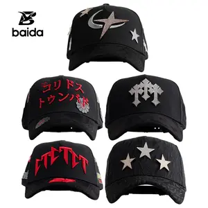 Assorted Cotton Cap Collection Fashionable Sombrero Gorras Personalizeds Curved Brim Embroidered Studded Barbas Hats Baseball