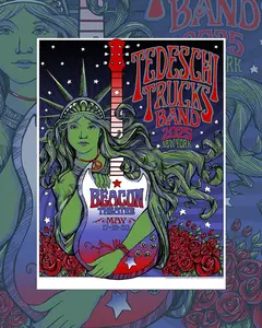 Tedeschi Trucks Band Poster – Beacon Theatre, New York