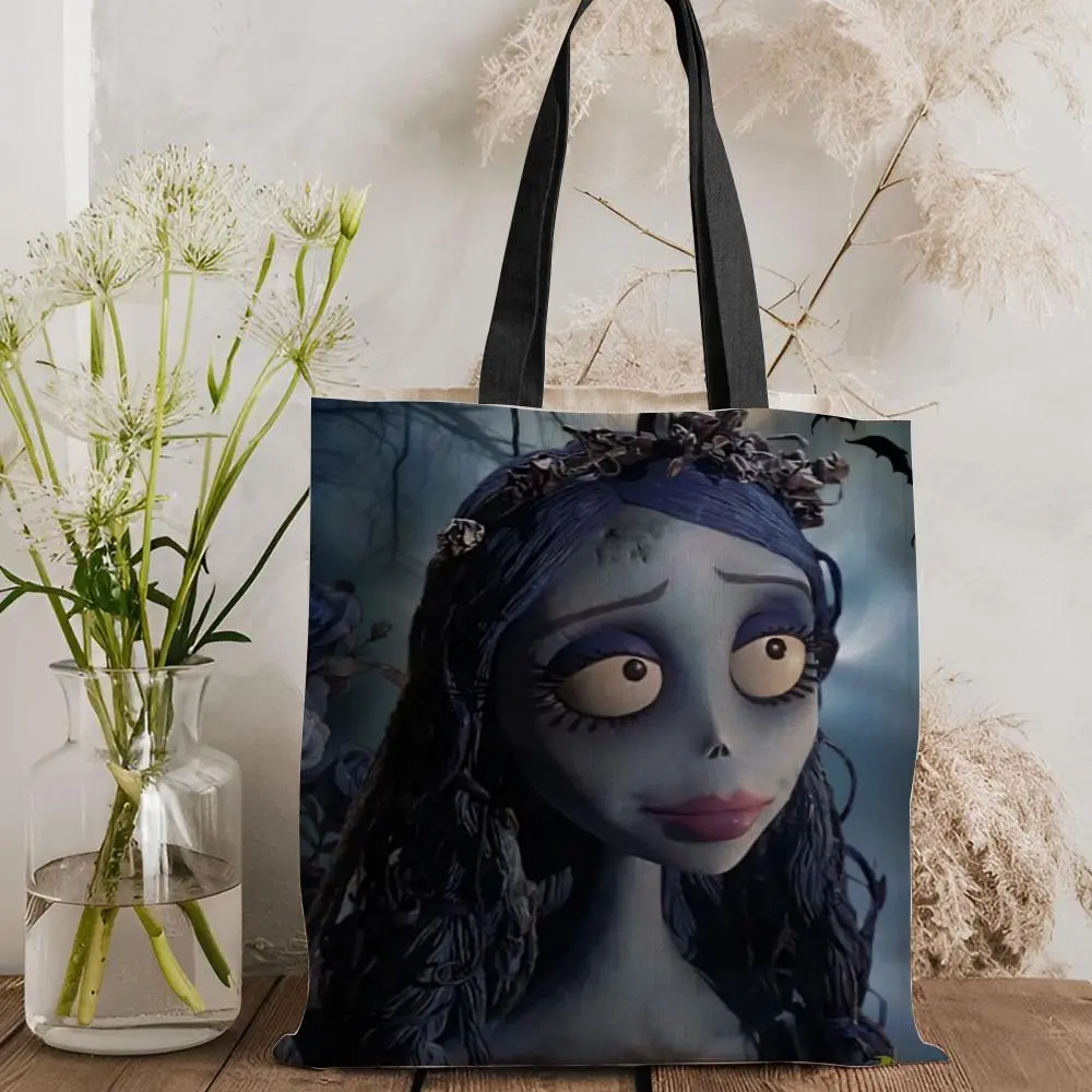 Tim Burton's Corpse Bride Storage Bags Canvas Double-Sided Print