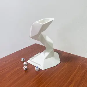 Helical Dice Tower, Card Game Accessory, Holds Cubes Up to 12mm, Ideal for Rolling Dice, Not Included, Perfect for Gaming Enthusiasts