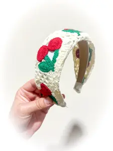 Cherry Knit Headband
