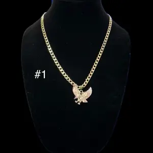 Fashion  Cuban link necklaces and pendant 14k  gold-plated