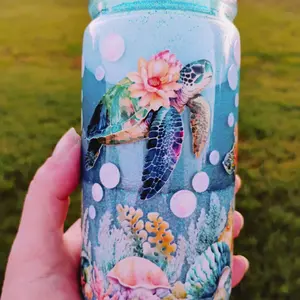 Sparkling Under the Sea Snowglobe Tumbler
