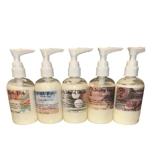Goat Milk Lotion - Moisturizing Body Lotion with Drewberry Soap - Body Care, Comfort Scent Gentle Skin Care Skin Repair Apple Blend