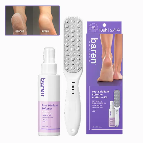 [BAREN] Callus Remover Kit for feet - Callus Remover, Foot Care, Exfoliation, Softening, Foot Treatment
