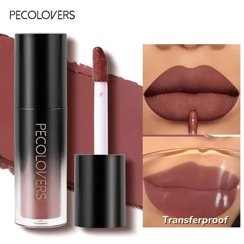 Long-lasting Matte Lip Tint, 1 Count Waterproof Matte Lip Tint, Hydrating Lip Glaze, Perfect Nude Lip Glaze for Women & Girls, Gloss, Matte Liquid Lipstick, Lipstick, Lipgloss, Almost Lipstick, Lip Cosmetic, Lip Products Makeup