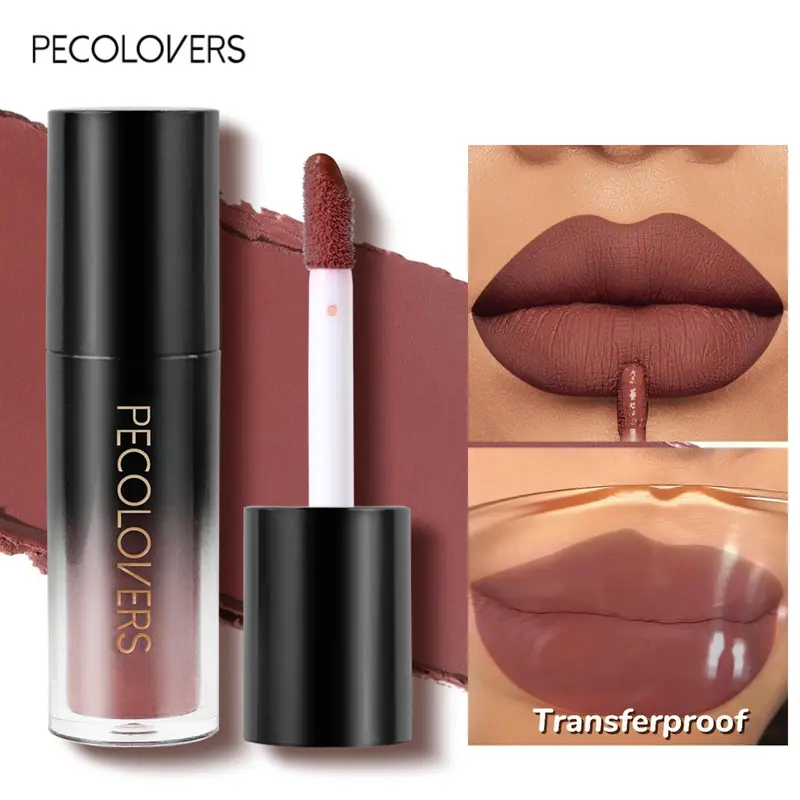 Long-lasting Matte Lip Tint, 1 Count Waterproof Matte Lip Tint, Hydrating Lip Glaze, Perfect Nude Lip Glaze for Women & Girls, Gloss, Matte Liquid Lipstick, Lipstick, Lipgloss, Almost Lipstick, Lip Cosmetic, Lip Products Makeup
