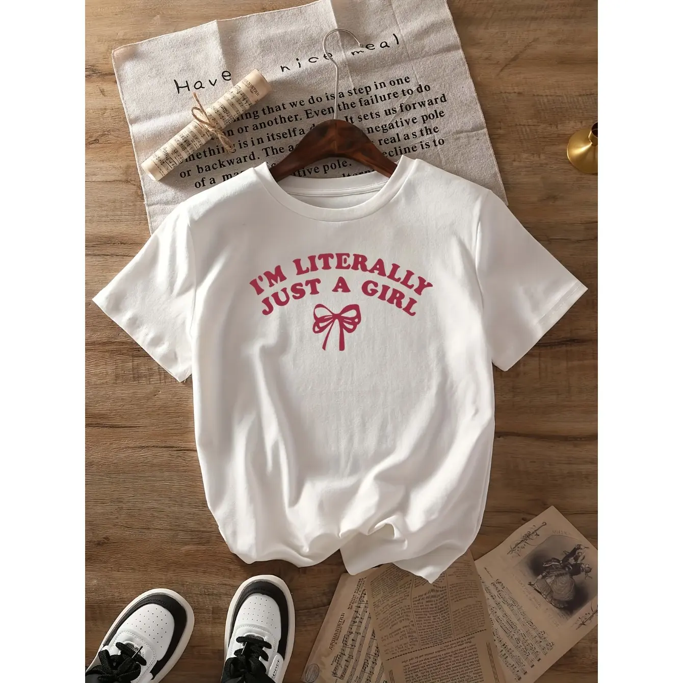 Men's Sassy casual slogan, female independence Graphic T-Shirt - Short Sleeve Crew Neck Regular Fit Casual Wear | Soft & Breathable Fabric, Durable Print, Everyday Comfort, Machine Washable, Flat lay aesthetic, casual lifestyle Indoor clothing display