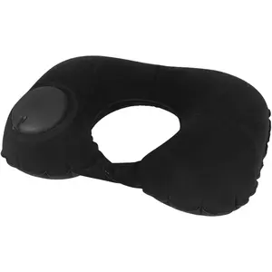 Travel Comfortable Pillow Inflatable U Type Shape for Neck During Long Trip Use Press Inflate Pillow