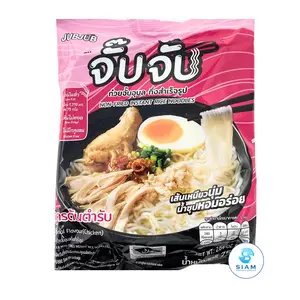 JubJub Instant Ubon Rice Noodles, Original Flavor (Chicken) (2.64 oz) ก๋วยจั๊บอุบล กึ่งสำเร็จรูป จั๊บจั๊บ