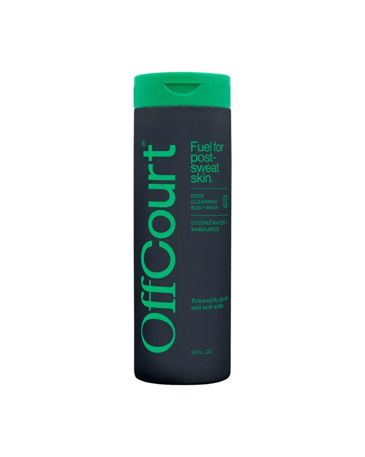Deep Cleansing Body Wash - Coconut Water + Sandalwood Skin Repair Hydrating Glycolic Body Care