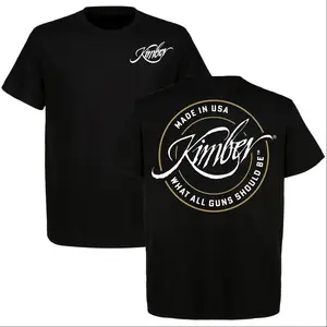 Kimber Made in USA T-Shirt Premium Gun Graphic Tee 2A Patriotic Veteran Gift American Tactical Streetwear