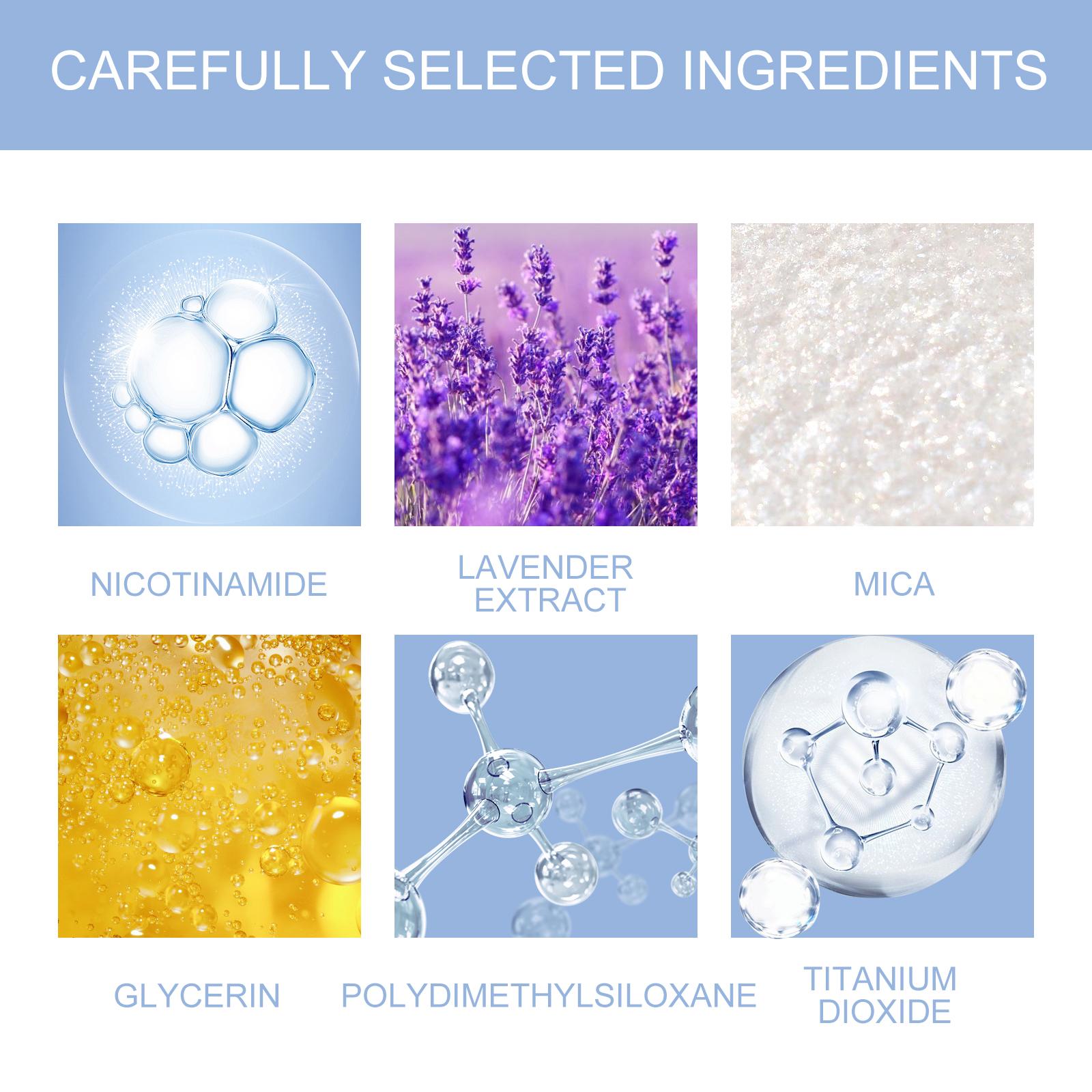 OUHOE Soft Compact Powder Summer Oil Control Flawless Makeup Setting Powder Lightweight With Powder Puff Delivers Matte Even Complexion Cosmeti