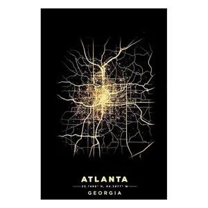 ATLANTA CITY LIGHTS POSTER
