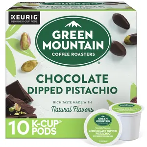 Green Mountain Coffee Roasters Chocolate Dipped Pistachio Coffee - Keurig K-Cup Pods - Flavored Coffee -  Coffee Pods