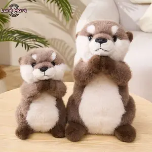 Cute Sea Otter Plush Doll - Soft Fluffy Stuffed Plushies, Skin-Friendly Fabric, Fine Stitching, Comfortable Touch, Ideal for Home Decor & Daily Companion, Practical Gifts for Kids & Adults (Plushies Accessory)