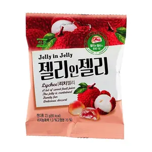 SEOJU Korean Lychee Flavor Soft Candy Chewy Gummy Snacks 23g - Authentic Asian Sweet Treat