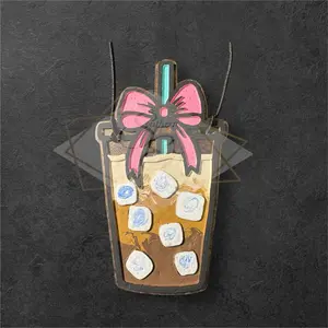 Iced Coffee/Beverage Aromatic Car Freshie