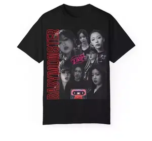 BabyMonster Shirt, BabyMonster World Tour 2025 T-Shirt, Hello Monsters World Tour Graphic Tee, Concert Merch, Unisex Top, Men Gift and Women Gift