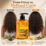 YANYUTONG 7-in-1 Hydrate & Define Haircare Curl Cream - 280ml Bottle, Frizz Control for Adults, Moisture Boost, Softens Dry Strands, Enhances Shine, Improves Elasticity, Easy Styling (Curly Hair Routine Essential)