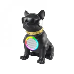 NEM Cool Pit Bull Bluetooth Speaker CH-M58 with LED Lights, Portable Audio for Music Lovers, Micro USB, SD Card, and USB Connectivity with smartphone