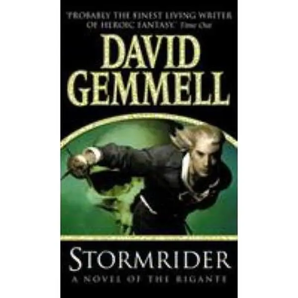 Used Stormrider (Rigante) Fantasy Novel by David Gemmell - Literature Book with Dust Cover, Soft Cover, Breathless Adventure for Literature & Art Enthusiasts
