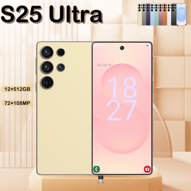 I25 Ultra 5G Android Phone - 12GB RAM & 512GB Storage with 6.8" HD Display and 6000mAh Battery