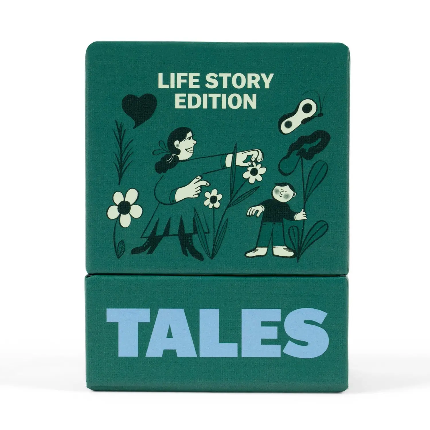 TALES Life Story Edition - 150 Expert-Crafted Question Cards for Preserving Memories & Stories - Premium Matte Finish Card Deck for Family & Friends G