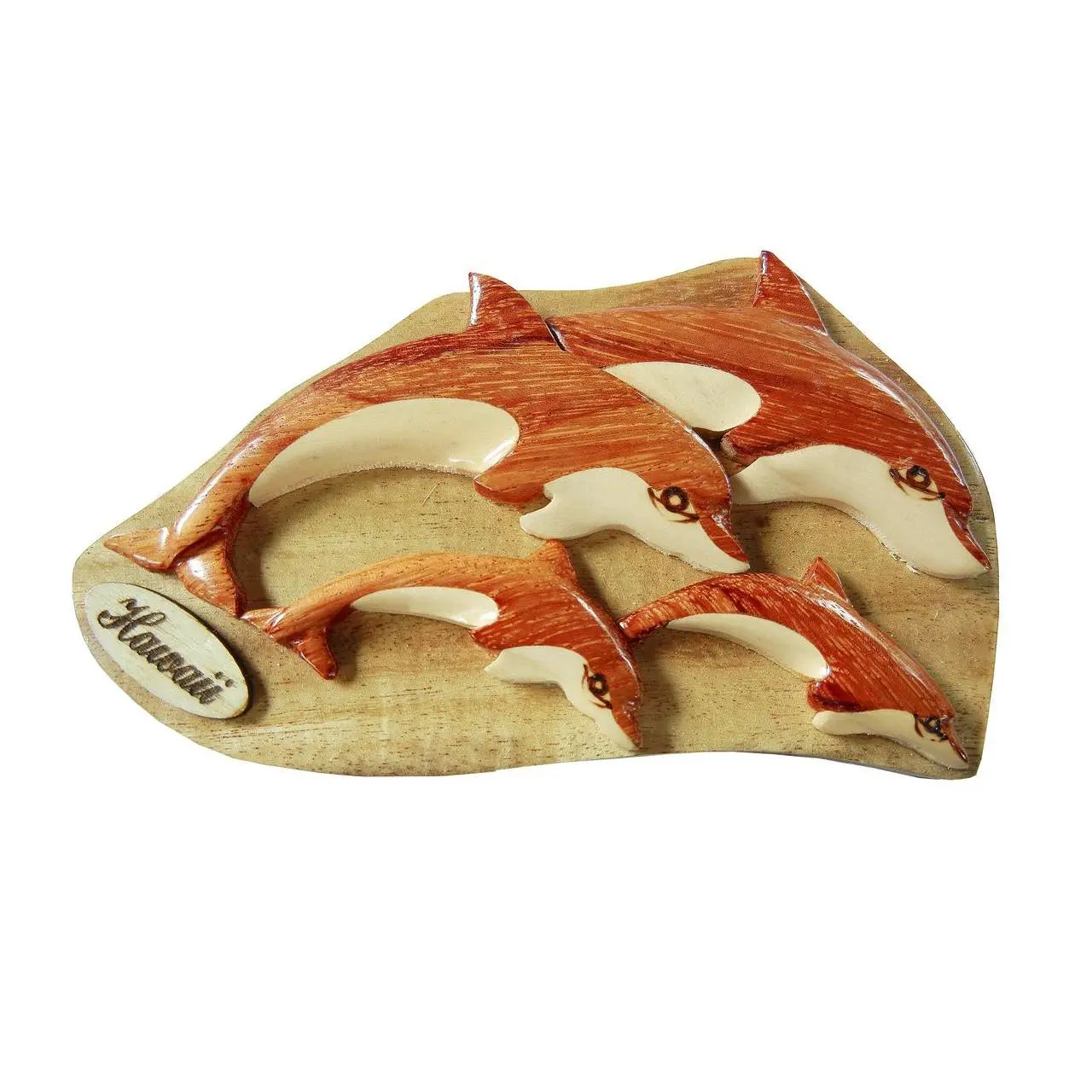 A Pod Four Dolphins Puzzle Box