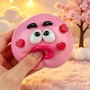 Creative Dog Face Changing Stress Ball, Tpr Soft Gel Fidget Toy, Kids and Adults Relaxation Tool, Fun and Engaging Plaything