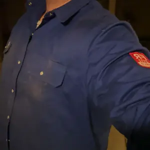 Texas FRC HRC2 100% Cotton Pearl Snap Button Up Work Shirt Navy/Khaki S-2XL Flame Resistant for Welding Refinery with Embroidery Option