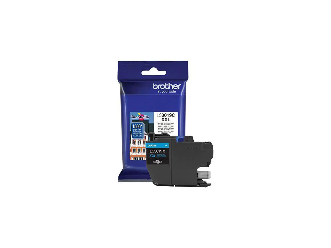 BROTHER INTERNATIONAL CORPORAT LC3019C SUPER HIGH YIELD XXL CYAN INK CARTRIDGE
