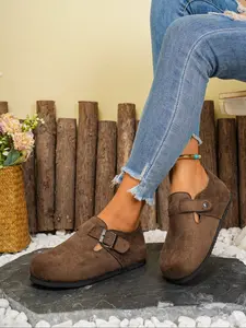 Women's One-Step Slip-On Casual Shoes, Walking Shoes, Fall Winter New Fashion Height Increasing Sneakers, Versatile Comfortable Footwear